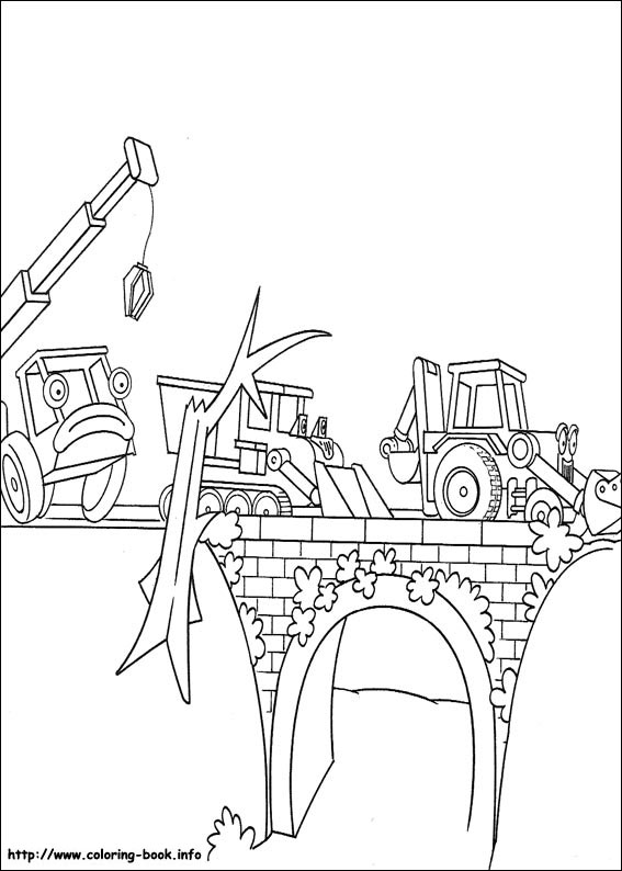 Bob the Builder coloring picture